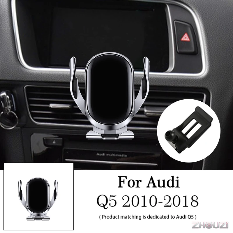 

15W Qi Car Wireless Charger Car Mobile Phone Holder Air Vent Mounts GPS Stand Bracket For Audi Q5 2010-2018 Auto Accessories