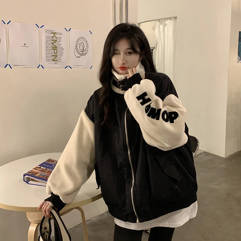 Утепленная хлопковая куртка с обеих сторон новый дизайн осень-зима 2021 теплая