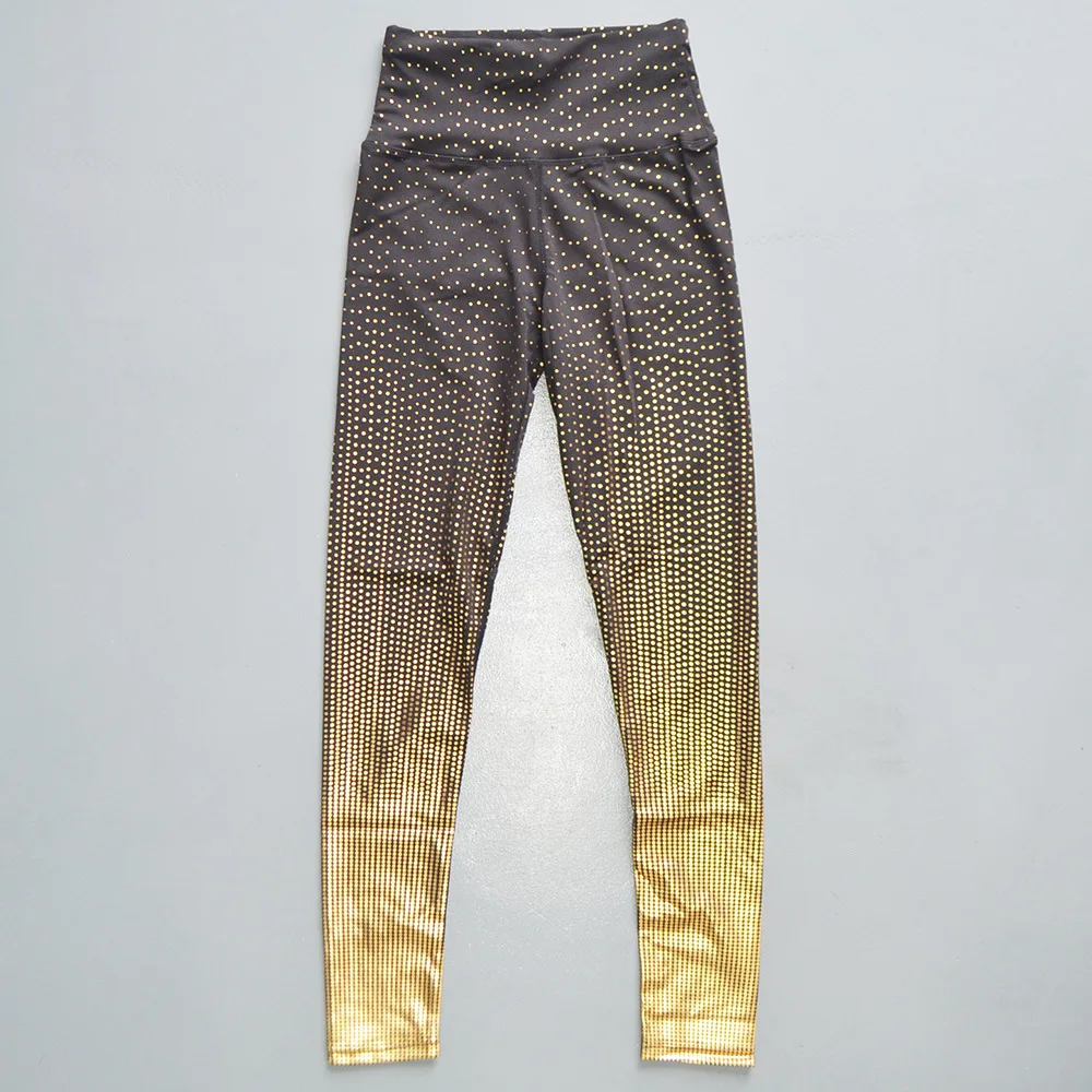 Женские леггинсы с капельным принтом прозрачные для фитнеса женские штаны