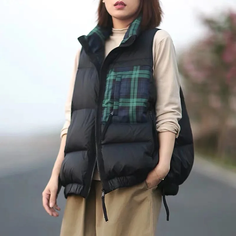 2019 зимние корейские стеганые пуховые пальто модные Универсальные жилеты новые