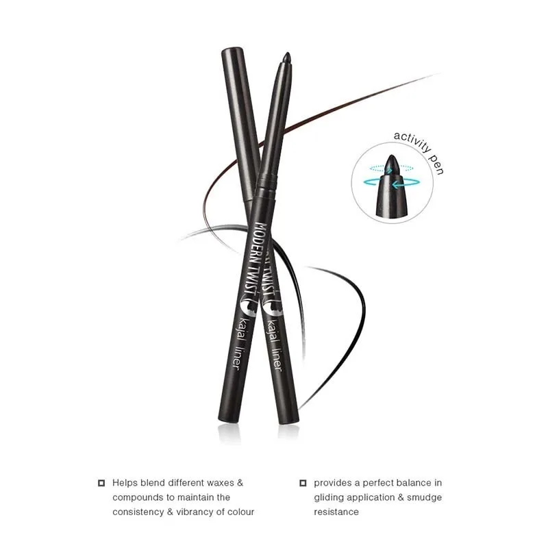 Подводка для глаз MENOW P201 Водостойкая с эффектом пота коричневый черный |