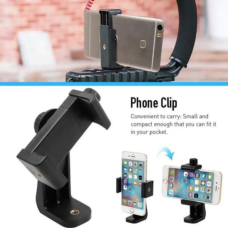 

Universal Smartphone Tripod Adapter Cell Phone Holder Mount for iPhone iPad 4-6.8 inches Stand Clamp