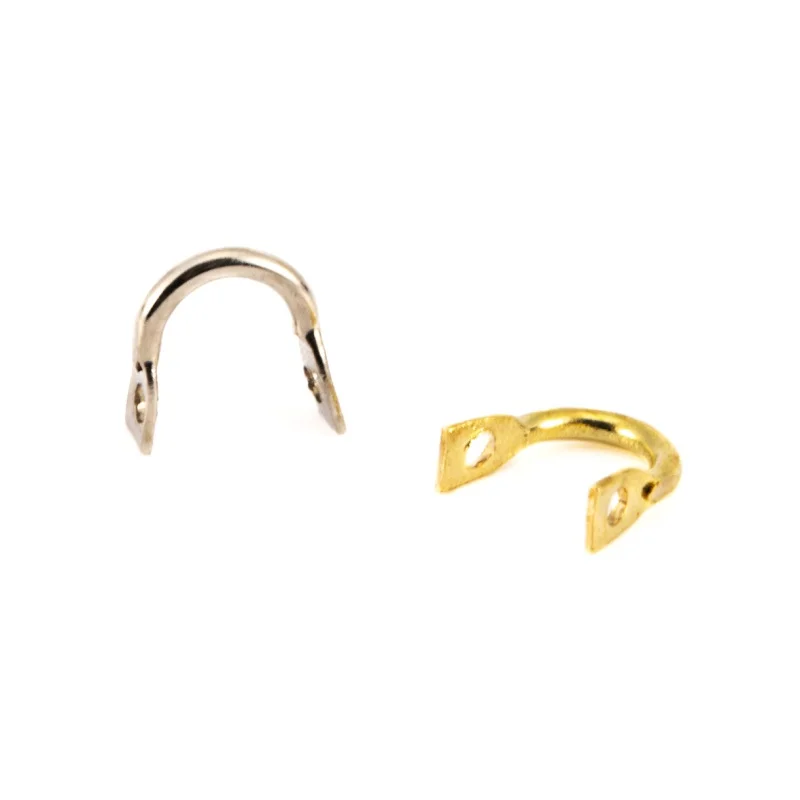 50 шт. легко вращающиеся зажимы Спиннер вращается латунь сделай сам рыболовные