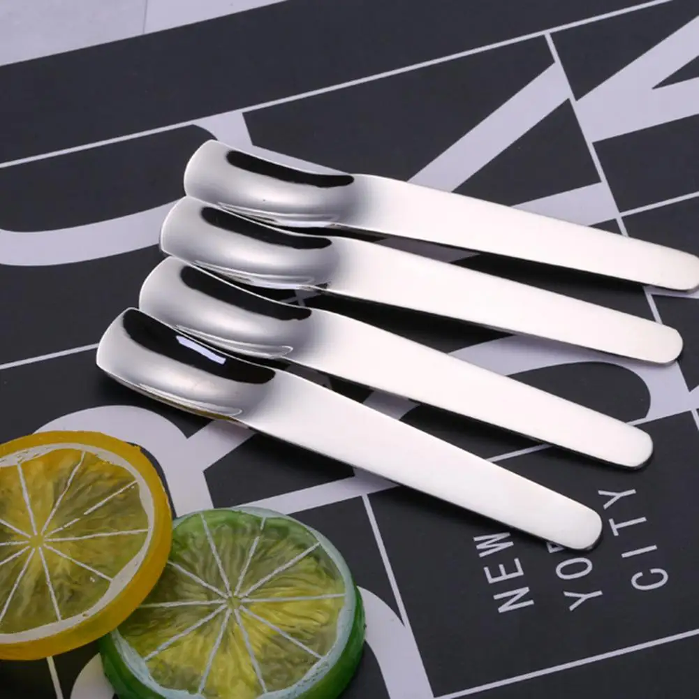 1/5 шт Кухня из нержавеющей стали дессертная ложка Мороженое йогурт для