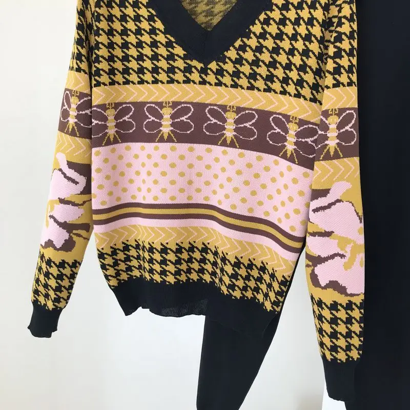 

Knit Low WaistShirt Women 's Long Sleeve 2020 Autumn and Winter New Fashion Outfit Loose -Fitting Outerwear Sweater