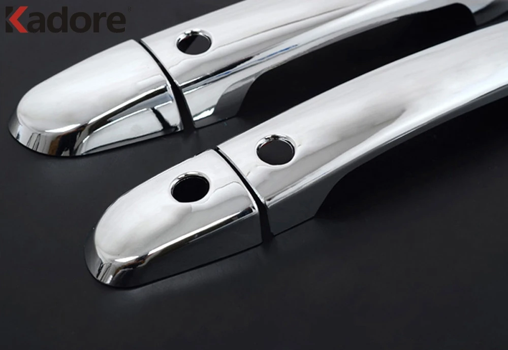 Для Mazda 3 2010 2011 2012 ABS Chrome Боковая дверь ручки крышки планки украшения рамки стикеры