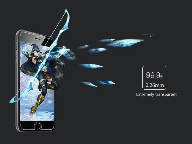 Прозрачная HD Взрывозащищенная пленка для мобильного телефона стальное стекло