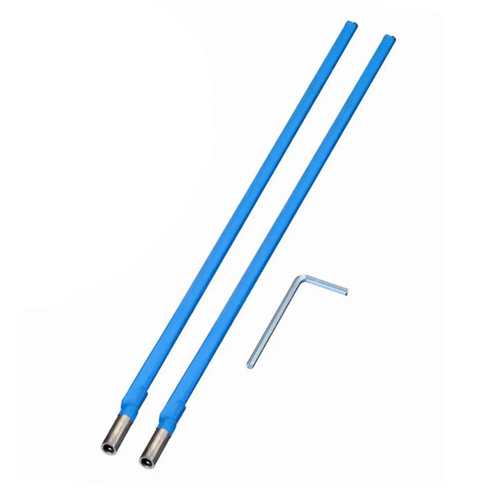 

2 Pcs Acoustic Electric Guitar Neck Bars Two Action Truss Rod W/ Hex Wrench Luthier Tools Two Course Rod Type Basses Accessories