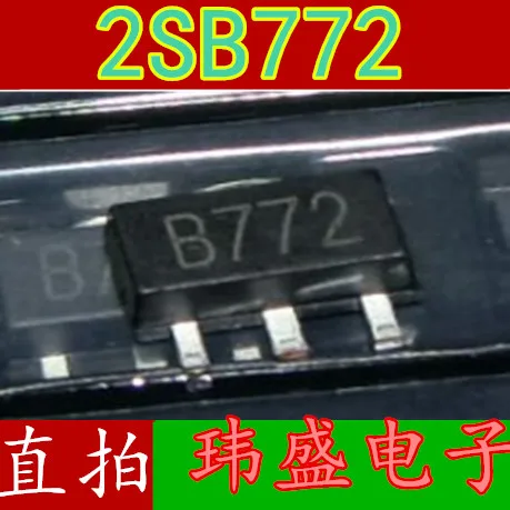 10 шт 2SB772 B772 SOT-89 3A/30V | Электронные компоненты и принадлежности