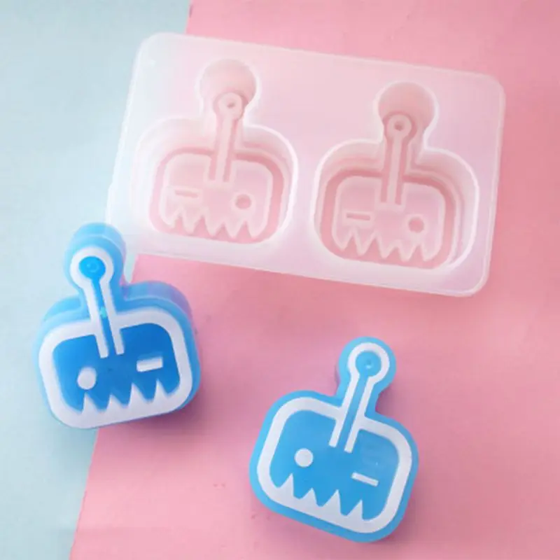 

DIY Crystal Epoxy Mold Thermometer Footprint Carrot Shape Silicone Molds