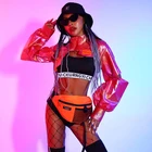 Сексуальный женский костюм DJ, лазерный костюм, бикини, танцевальный костюм Gogo, ночной клуб, рейва, Парти, хип-хоп, джаз, танцевальный костюм, певец, сценическая одежда BL5124