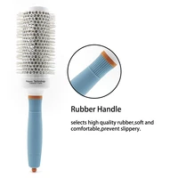 fashion ceramic roller comb nylon hair salon special styling cylinder roller comb household inner buckle bangs line fluffy comb