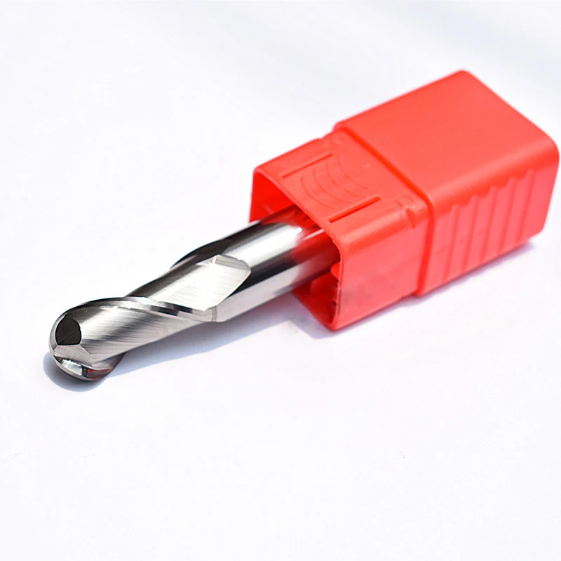 55HRC двухсторонняя фреза Вольфрамовая сталь алюминиевый сплав дуговой канавка