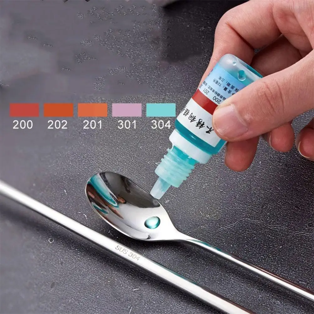 

Detection Fluid Testing Identification Liquid Manganese Potion Reagent Fluid Analytical Steel Rapid Test Content Drugs G4e1