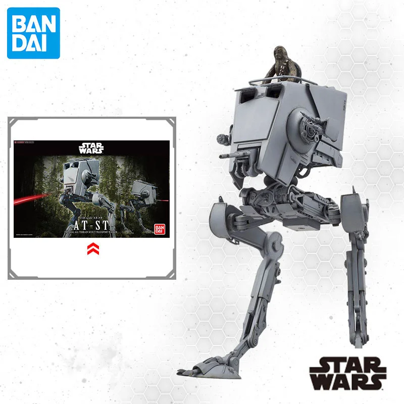 

Оригинальная игрушка Bandai Звездные войны 1/48 At-St Sw вездеход разведыватель самолет Аниме Фигурка сборка модель игрушки для детей