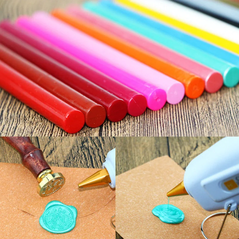 Почтовый клеевой пистолет палочки с соединяющим материалом для восковой печати