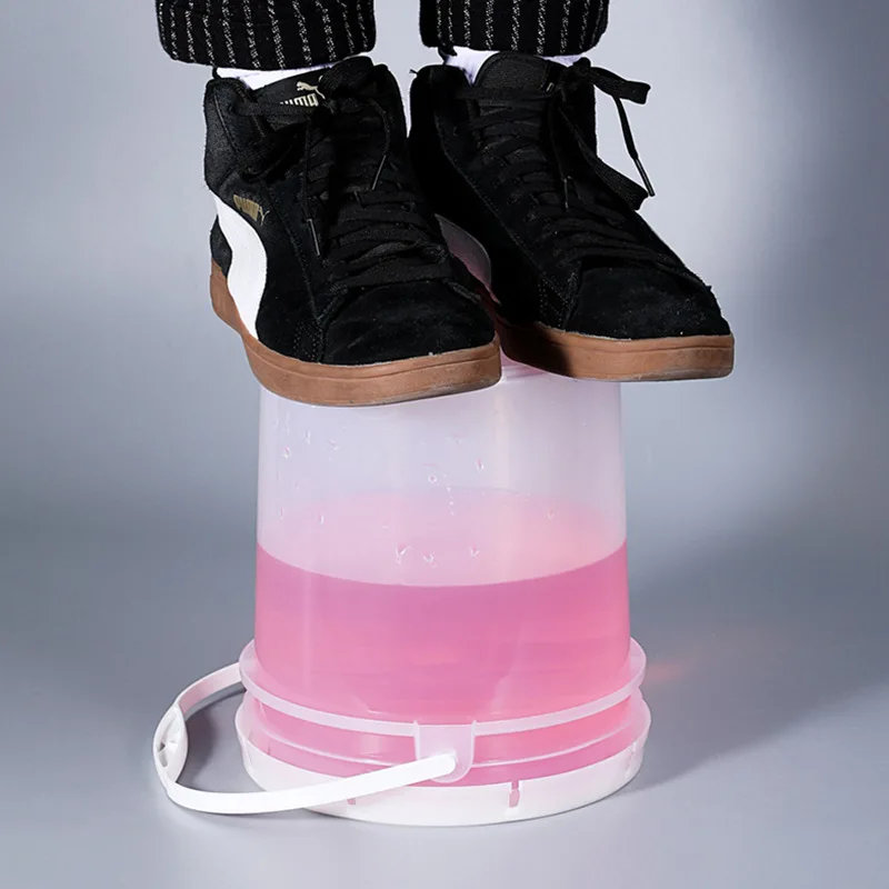 Пустой Пластиковый Контейнер объемом 2 л с крышкой Круглый герметичный контейнер