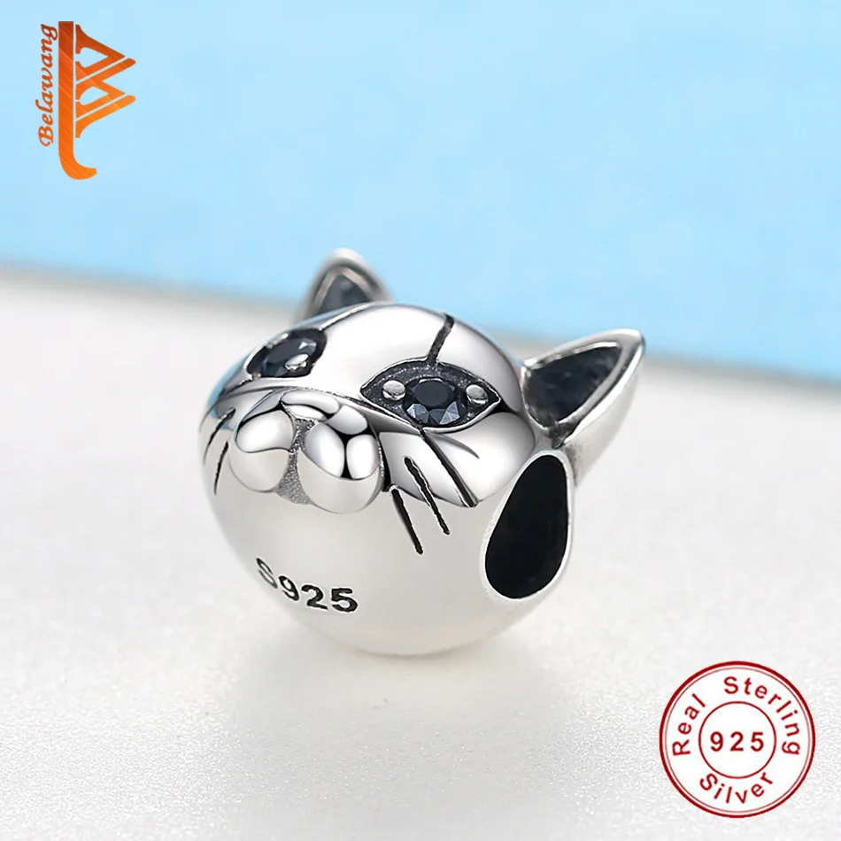 Оптовая продажа Милое платье для питомца кота Подвески 925 стерлингового серебра