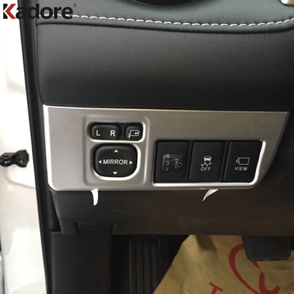 Для Toyota RAV4 2016 2017 ABS матовая головка выключатель света управления накладка