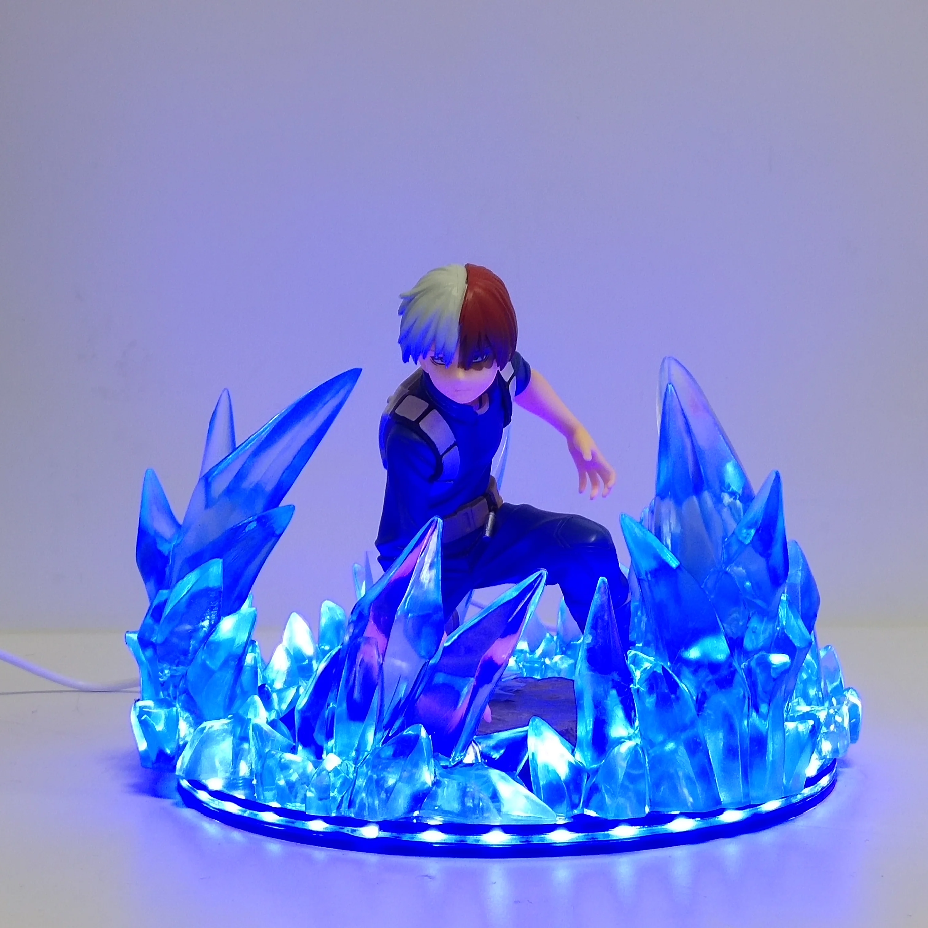 

My Hero Academia Izuku Todoroki Shoto Bakugou Led Lighting Effect Toy Action Figure Boku no Hero Academia Anime Figurine Toys