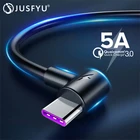 Кабель USB Type-C, 5 А, 1 м, 2 м