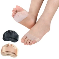 2xsilicone honeycomb non slip foot pads forefoot insole shoes high heel soft insert non slip feet protection ladies pain relief
