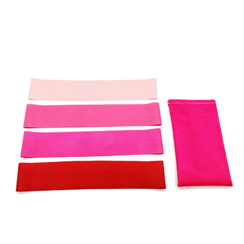 Эластичная лента для фитнеса с градиентом розового цвета | Спорт и развлечения