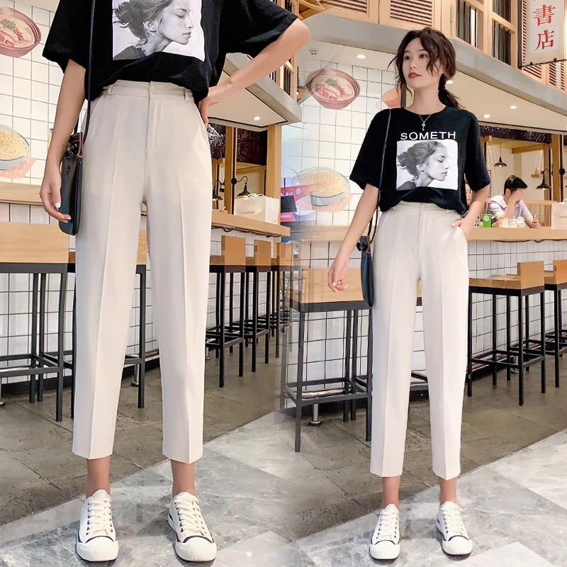 Брюки-карандаш женские стрейчевые модные элегантные брюки для офиса и работы