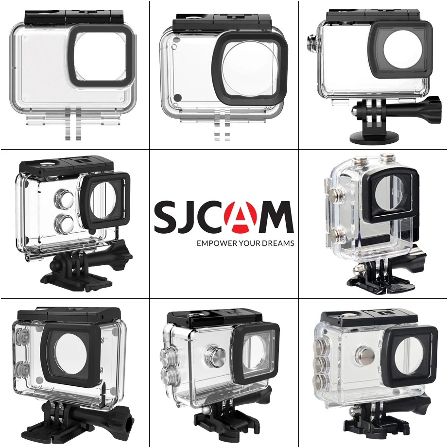 Case à Prova Água para Sj10pro Sjcam Impermeável Case Subaquática Habitação Dwaterproof Sj9 Sj8 Sj6 M20 Sj4000 Sj5000 Série Ação Câmera 30m