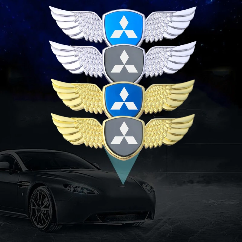 

Наклейки на корпус автомобиля эмблема значок крылья для Mitsubishi Lancer 9 10 ASX L200 Colt Pajero Outlander EclipseCar внешние аксессуары