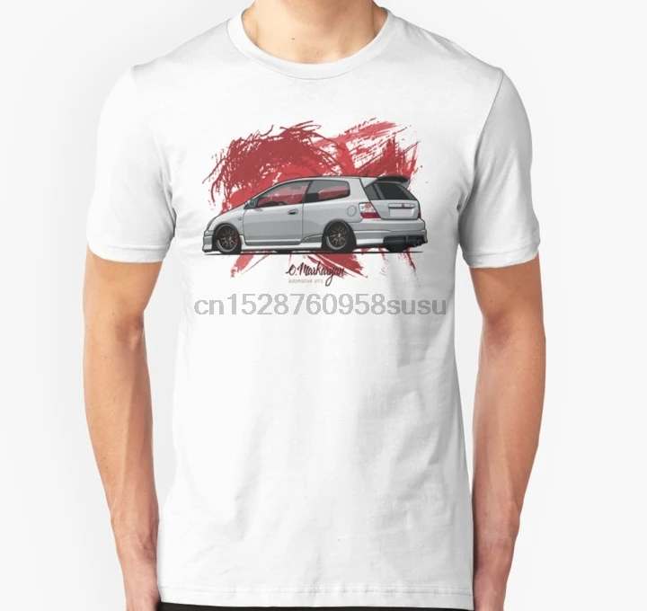 Мужская футболка Civic EP3 унисекс с принтом Футболки|Мужские футболки| |