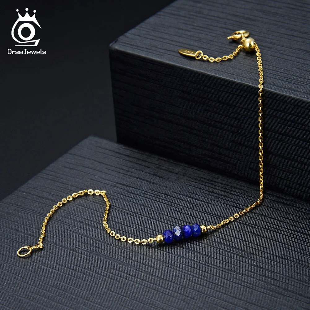 ORSA JEWELS кольцо серебряные браслеты из нержавеющей стали для женщин натуральное