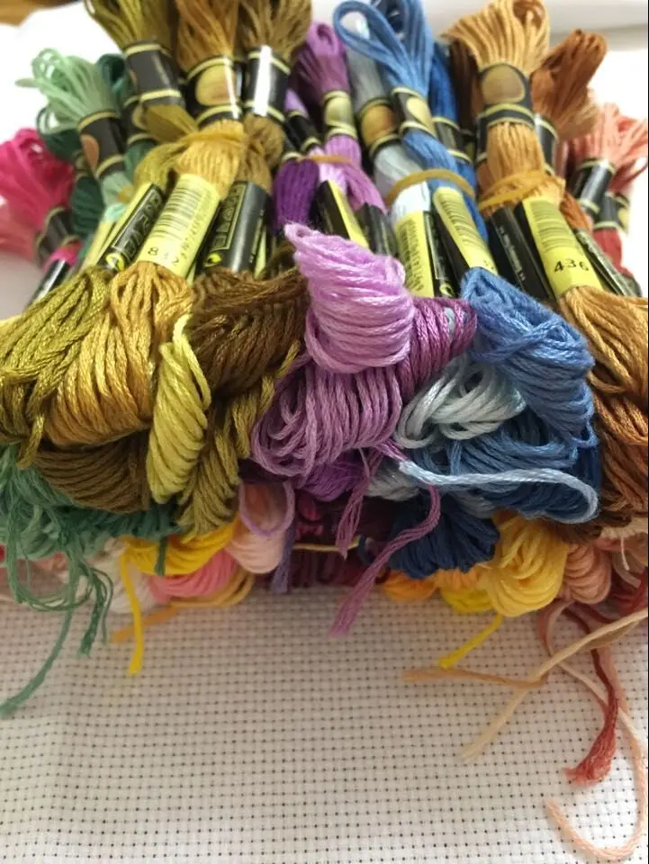 Топ CXC 10 штук нитки для вышивки крестом/Крест вышивания