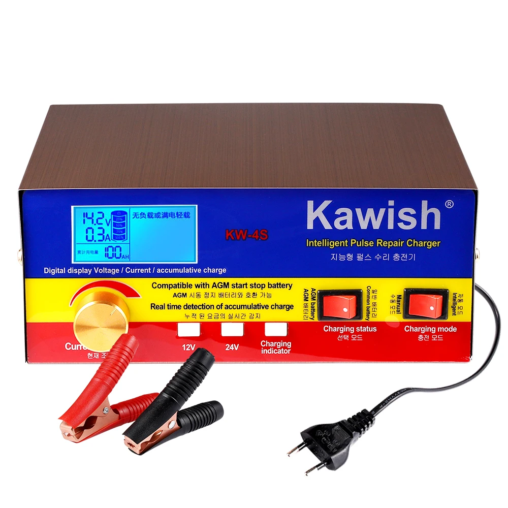 Новинка! Зарядное устройство AGM для автомобильного аккумулятора 400 Вт 12 В 20 А 24 15 |