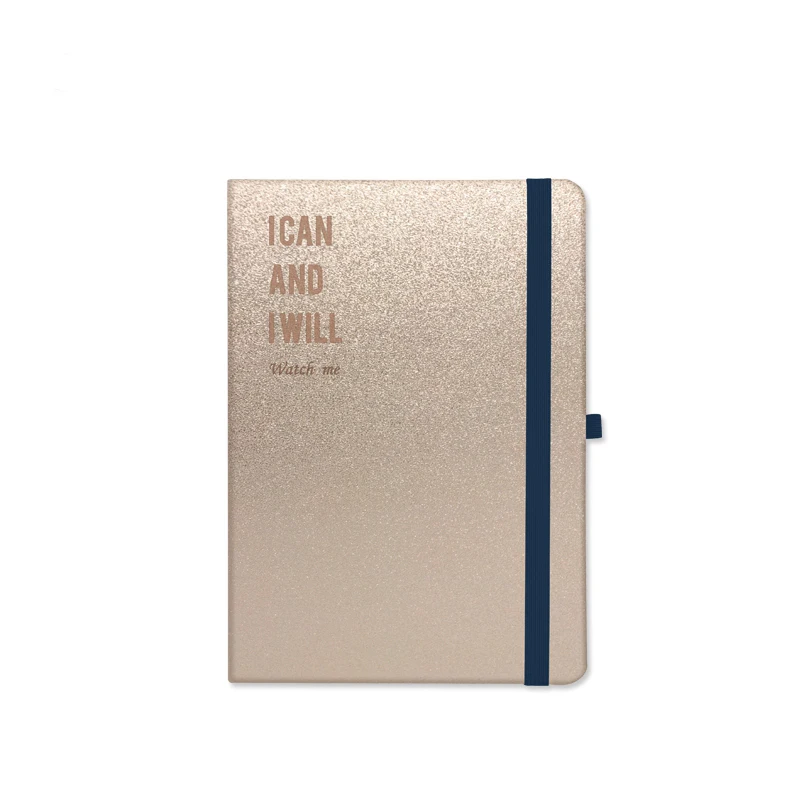 Ослепительный красочный лазерный блокнот в горошек бандаж личный дневник