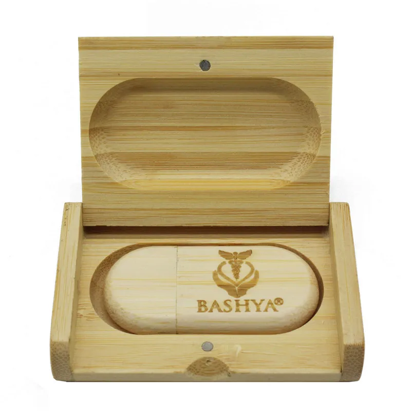 Usb флешка с логотипом TEXT ME wooden + box 4 ГБ 8 16 32 64 ГБ|usb flash drive 4gb|flash driveusb |