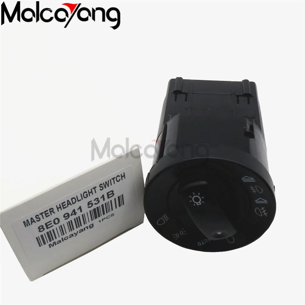 

Новинка, передние и задние противотуманные фары 8E0941531B, переключатель светильник р для Audi A4 8E B6 B7, автоматические переключатели, запасные час...