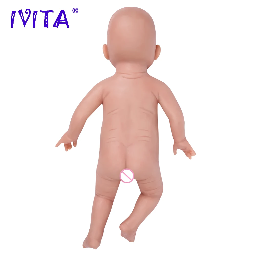 IVITA WG1508 51 см(20 дюймов) 4000 г полностью мягкая силиконовая кукла реборн, кукла живая девушка, имитация, кукла-компаньон