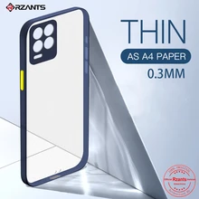 Rzants For OPPO Realme 8 Realme 8 Pro Case Anti fingerprint Soft Casing 0.3MM Ultra Slim Thin Cool Clear Cover