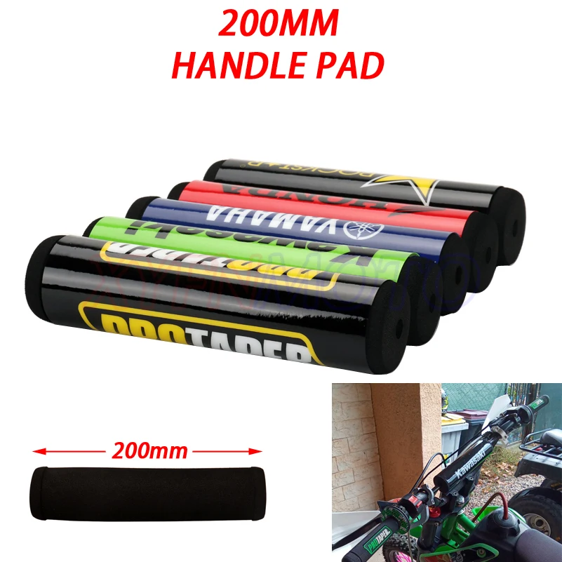 

200mm 7/8" Handlebar Crossbar Bar Pad Round Bar Handlebars Pads Dirt Pit Bike Motocross Motorcycle ATV Quad Chest Protector