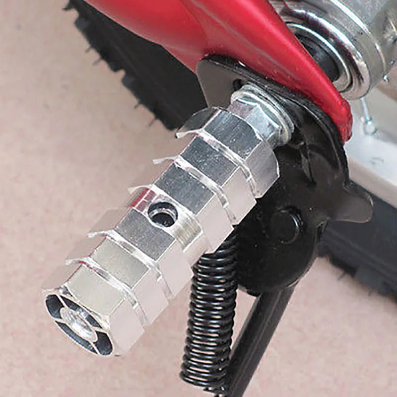 

A Pair of Weight Bearing MTB BMX Road Bike Foot Pegs Rear Axle Pedals Pegs Hexagonal Aluminum Alloy Non Slip Universal