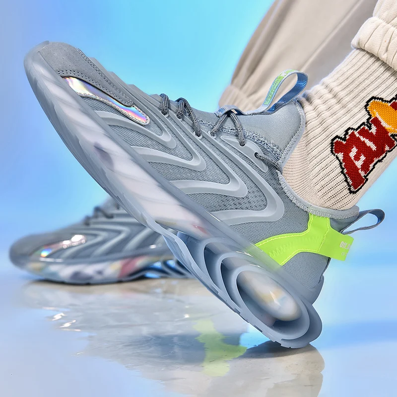 

2021 New Fashion Casual Men Shoes Design Lightweight Breathable Sneakers Comfortable Outdoor Running