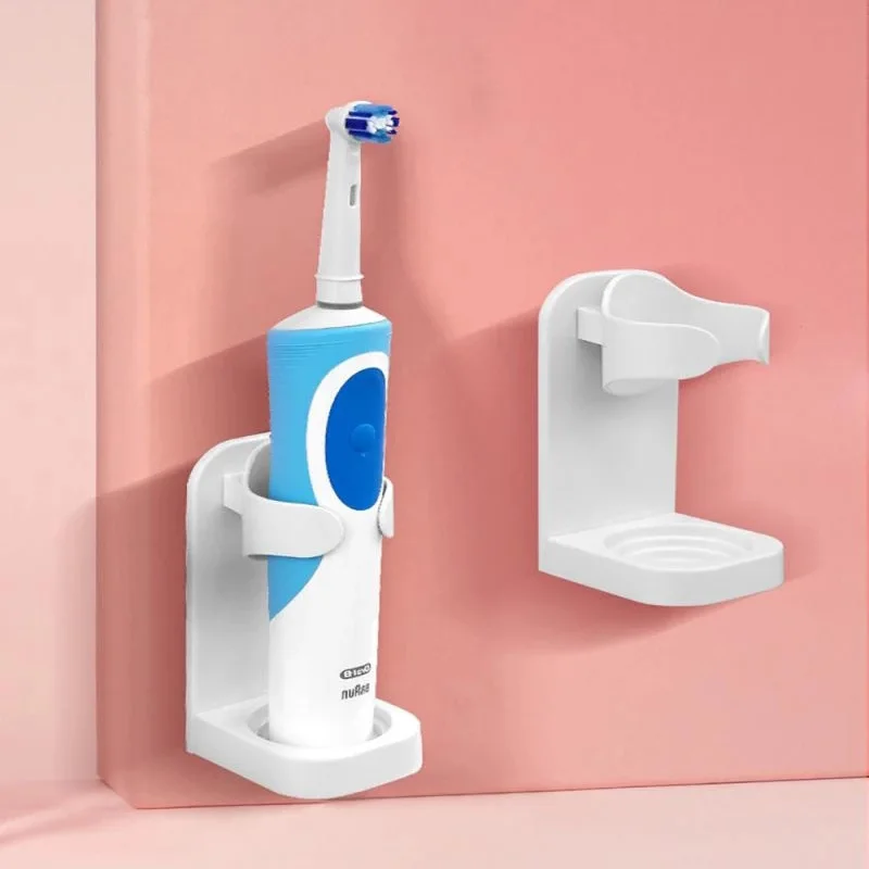 

Creative Traceless Stand Rack Organizer Electric Wall-Mounted Holder Space Saving Toothbrush Holder Home Bathroom Accessories