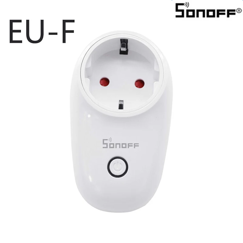 Интеллектуальный выключатель света Sonoff S26 Wi Fi Smart Plug Беспроводной умная розетка