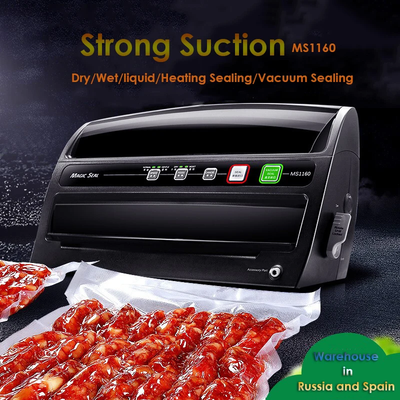 Вакуумный упаковщик MAGICSEAL MS1160 для сухого и влажного масла пищевой вакуумный с
