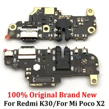 100% Brand New Original For Xiaomi Redmi K30 / Pocophone Poco X2 USB Micro Charger Charging Port Dock Connector Microphone Board