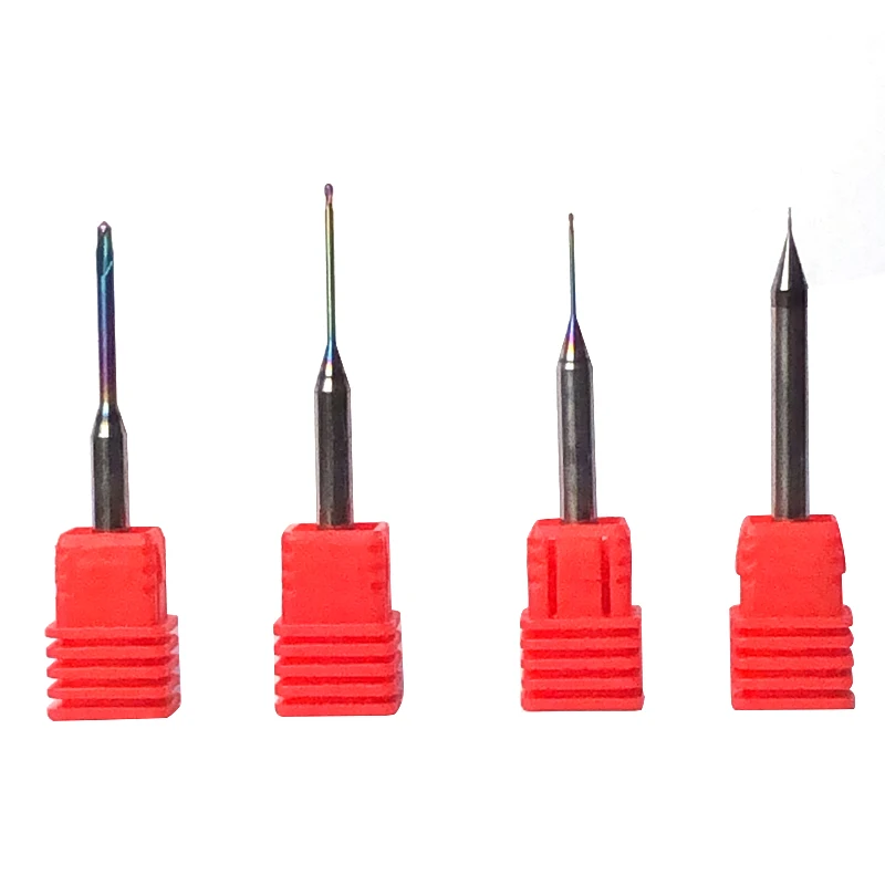 1Pcs/set Cad Cam Dental Burs Roland Milling Cutter DLC Coating For Milling Zirconia Block Available 0.6mm/1.0mm/2.0mm