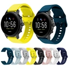 Силиконовый ремешок для Fossil Gen 5 Carlyle HR Julianna HR, мягкий браслет для Fossil Sport 43 ммQ Explorist HR Gen4, умный ремешок для часов