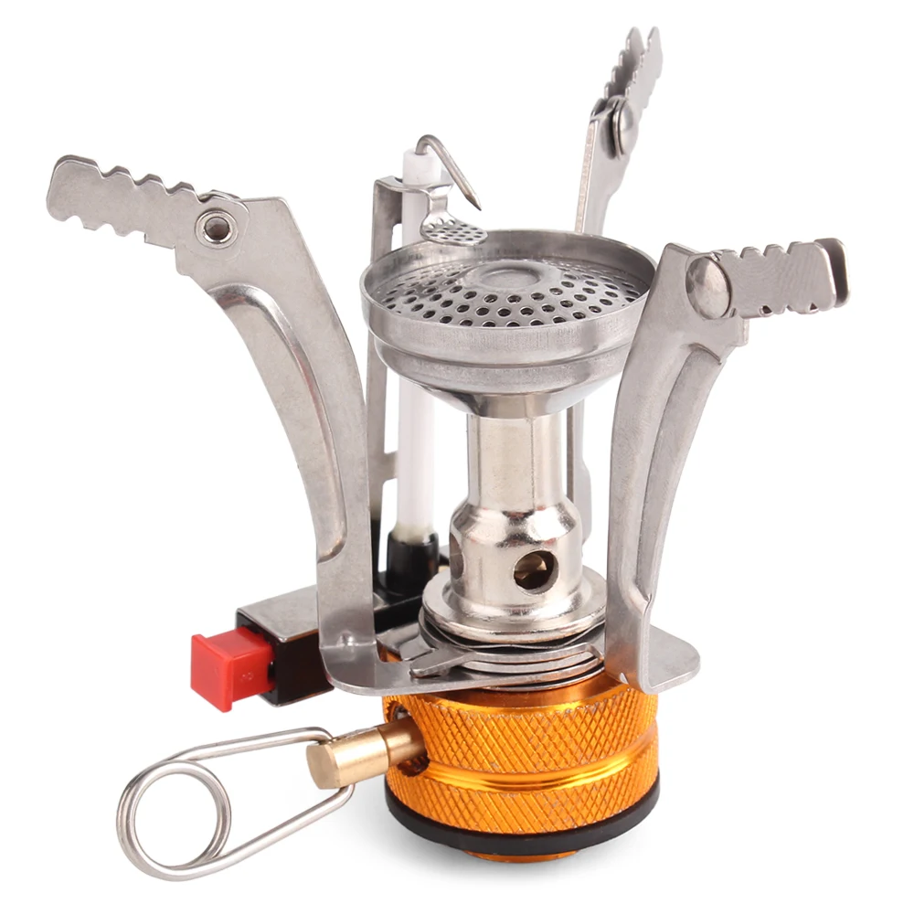 Супер быстрая уличная кулинарная горелка Складная газовая плита для кемпинга с