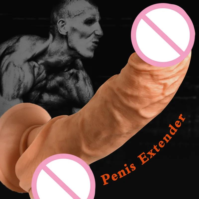 Реалистичное толстое кольцо для пениса удлинитель многоразовые презервативы